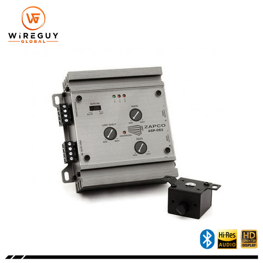 Zapco ASP-OE2 2-Channel OEM Speaker Level to RCA Output Adapter with Bass Recovery
