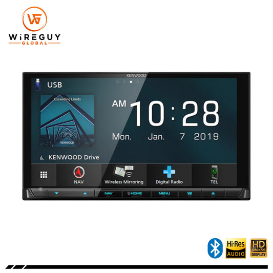 Kenwood DMX9720XDS Wireless Apple CarPlay and Android Auto, DAB+, 10.1″ Digital Media Receiver