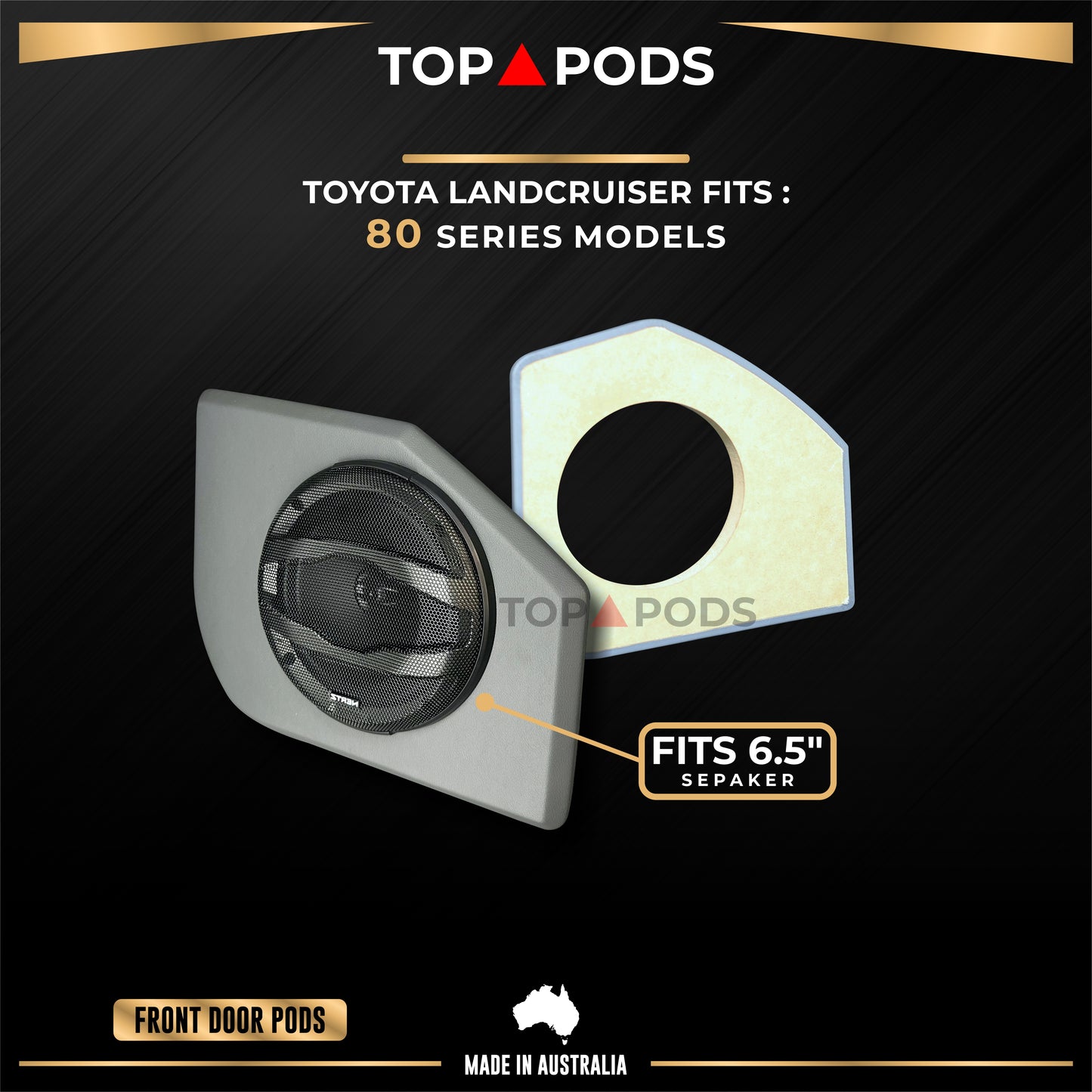 80 Series TOYOTA Land Cruiser Rear Speaker Pods