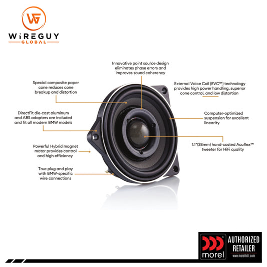 Morel BMW Reference Series 4" Integra Speaker System