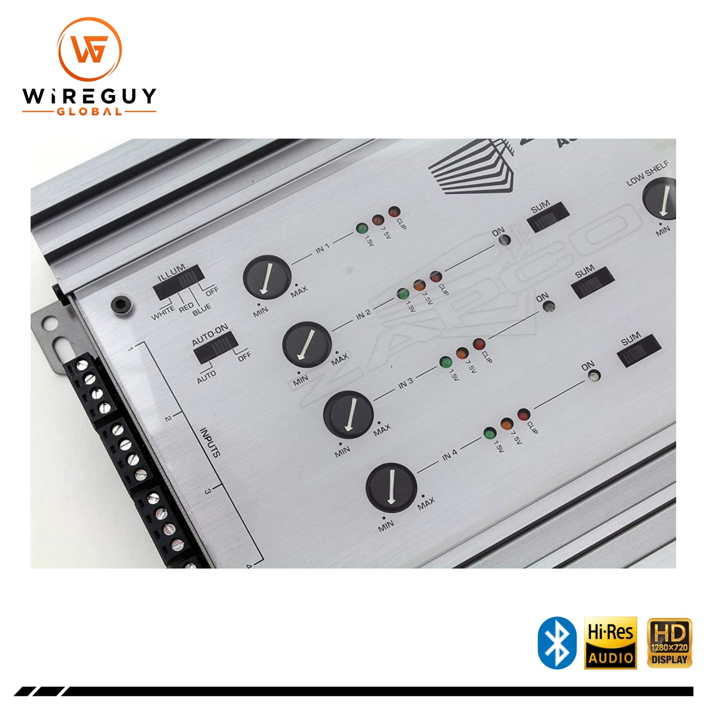 Zapco ASP-OE8 8-Channel OEM Speaker Level to RCA Output Adapter with Bass Recovery