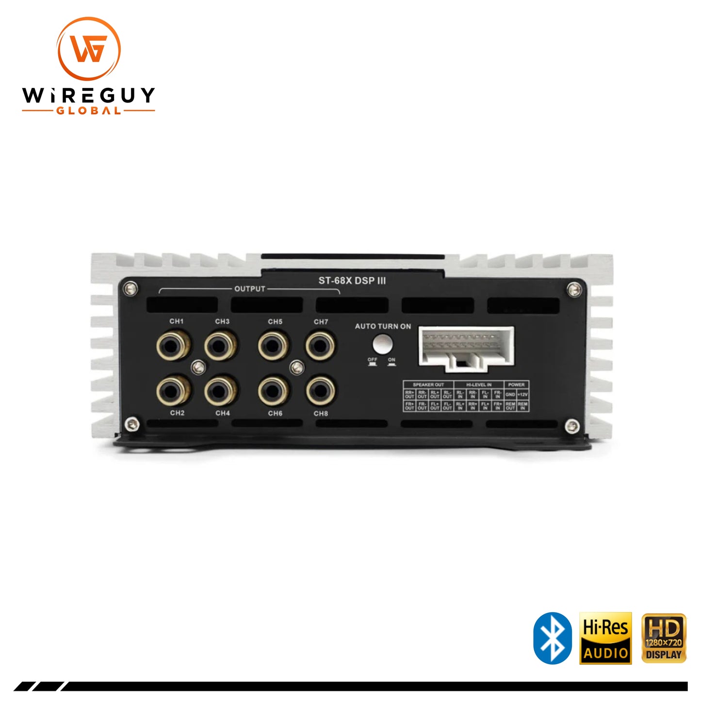 Zapco 4-Channel Class AB Mini Amplifier with 8-Channel DSP