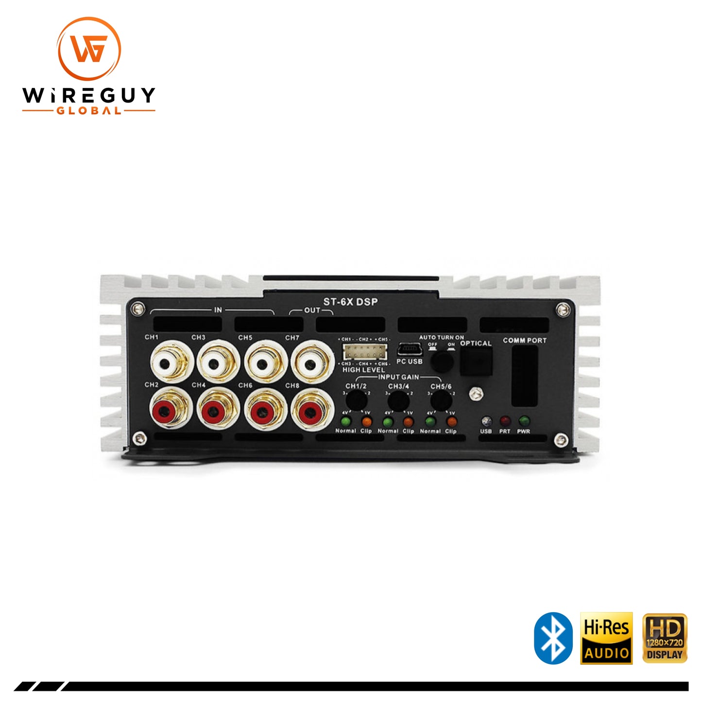 Zapco 6-Channel Class-A/B Amplifier with DSP - 6x 100w @ 4 OHM