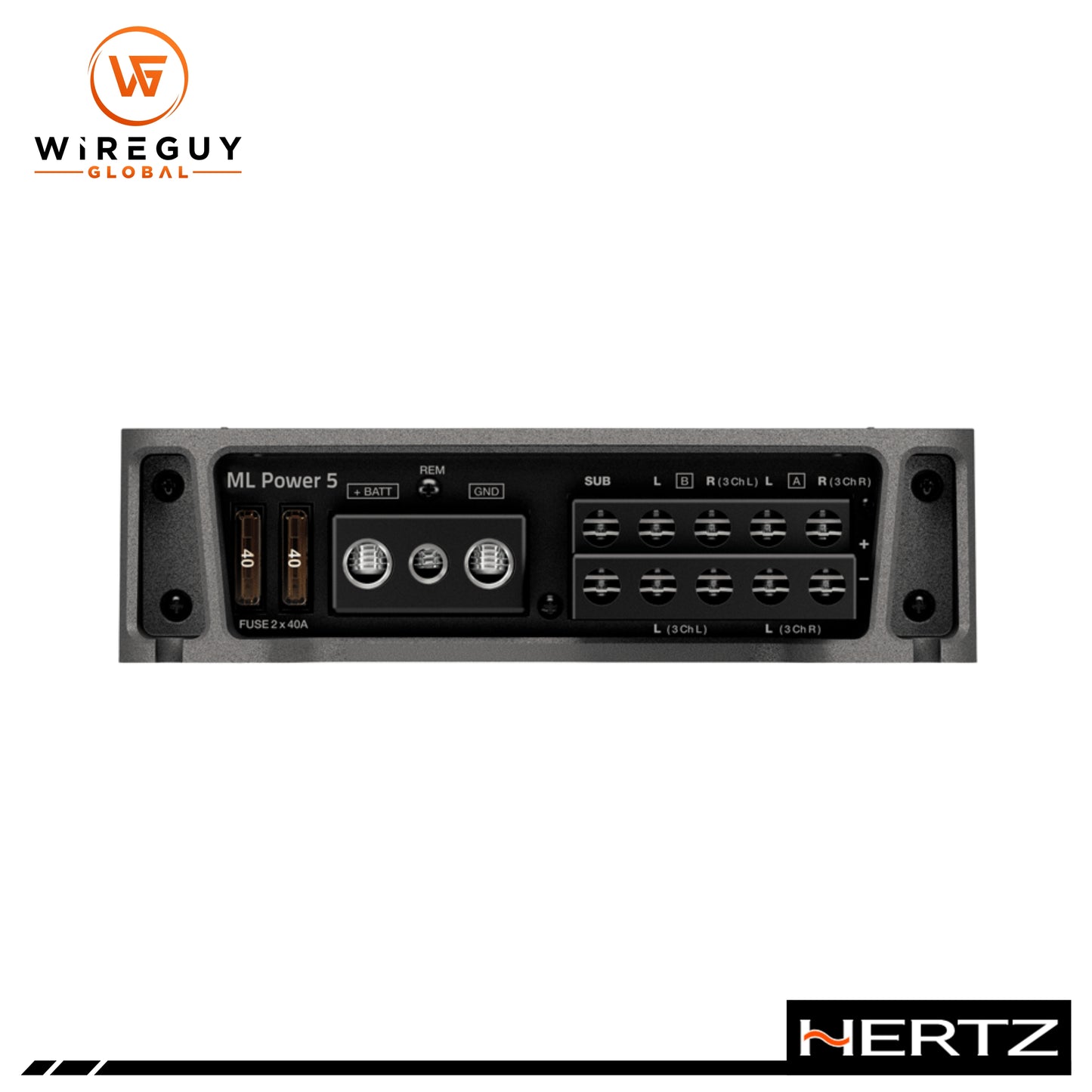 Mille ML Power 5Ch: 5 - 3 | 950W 5-Channel Car Amplifier – Advanced D-Class Technology