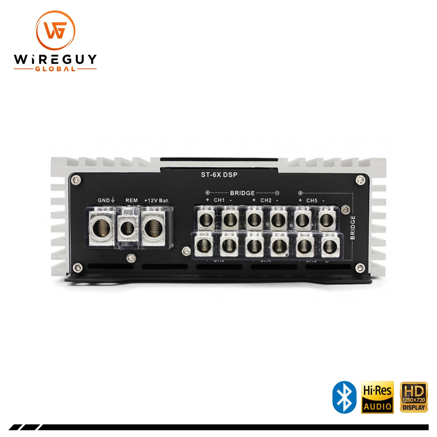 Zapco 6-Channel Class-A/B Amplifier with DSP - 6x 100w @ 4 OHM