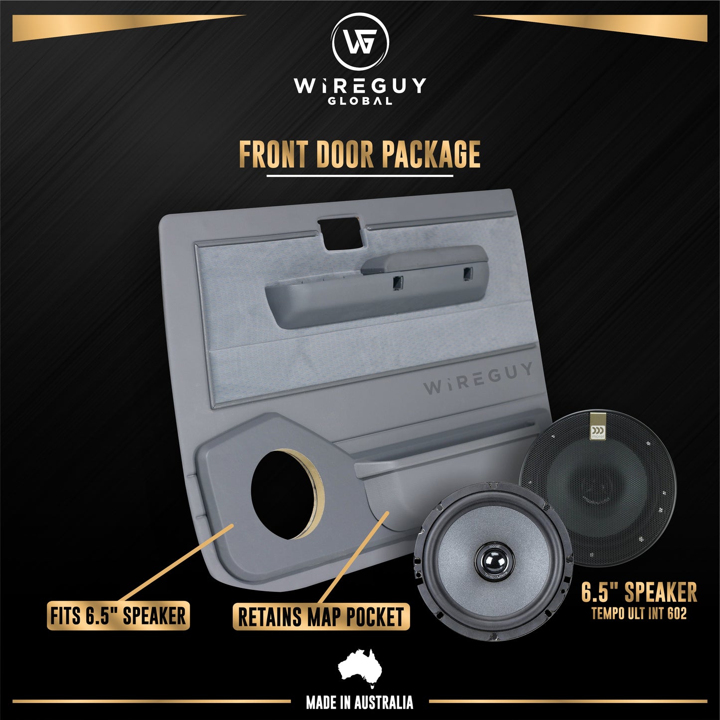 76 Series TOYOTA Land Cruiser 2007-2024 Door Pods with Speakers
