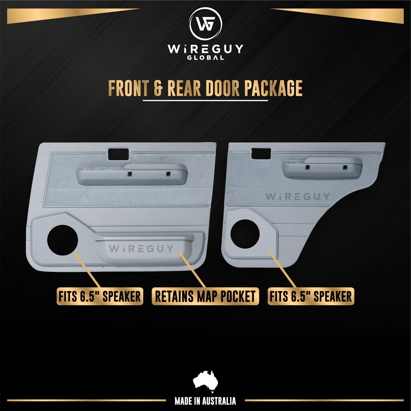 76 Series TOYOTA Land Cruiser 2007-2024 Door Pods
