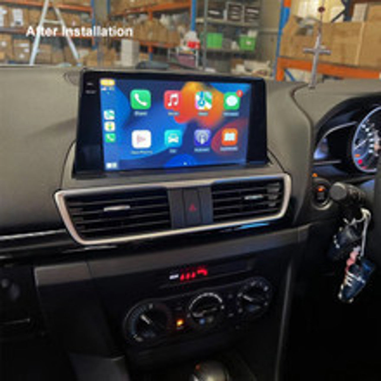 Nakamichi Wireless Apple CarPlay & Android Auto Solution Compatible with Mazda 3 2013+