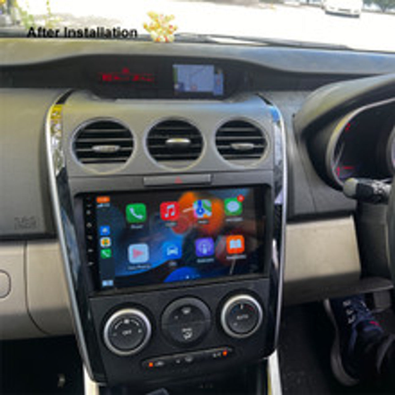 Nakamichi Wireless Apple CarPlay & Android Auto Solution Compatible with Mazda CX-7 2006-2012
