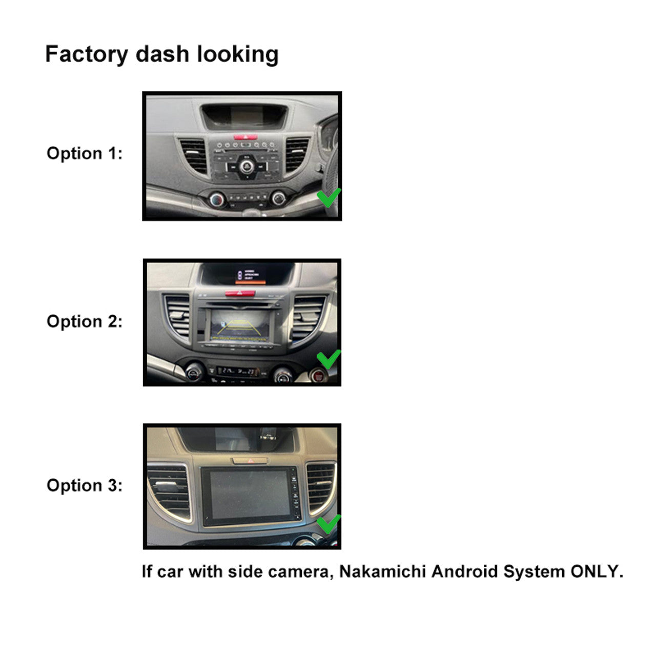 Nakamichi Android Wireless Apple CarPlay & Android Auto Sat Nav Solution for Honda CRV 2012-2017