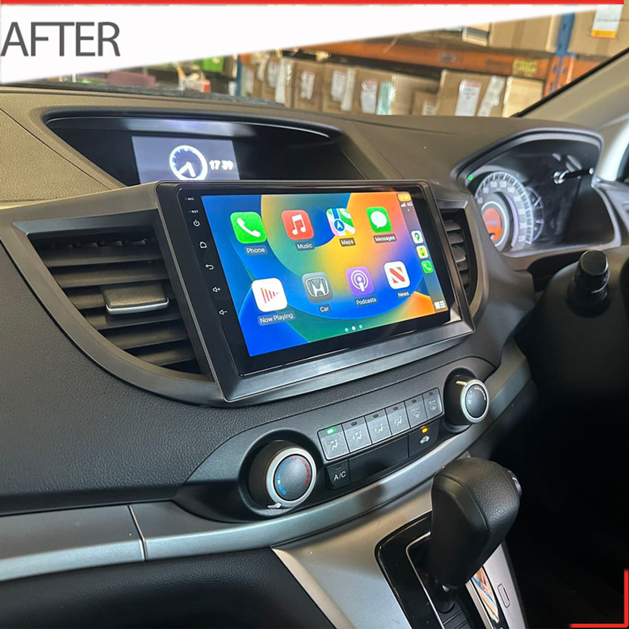 Nakamichi Android Wireless Apple CarPlay & Android Auto Sat Nav Solution for Honda CRV 2012-2017