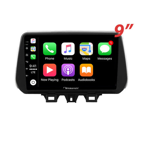 Nakamichi Android Wireless Apple CarPlay & Android Auto Sat Nav Solution for Hyundai Tucson 2018-2020