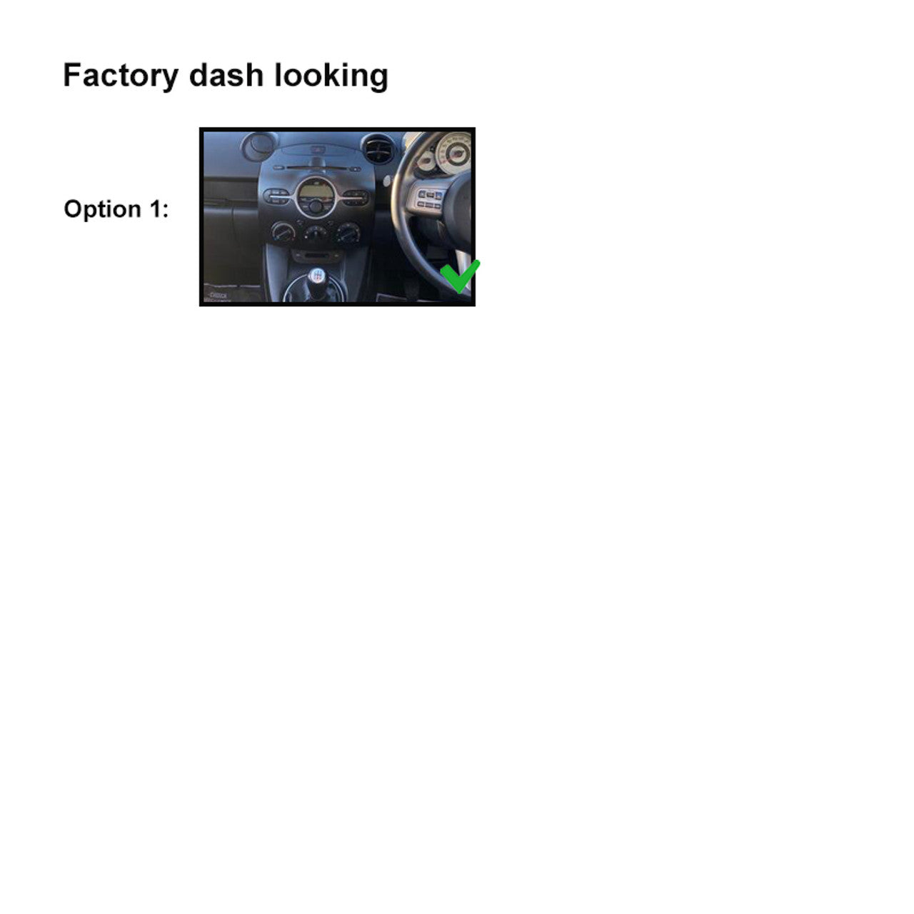 Nakamichi Wireless Apple CarPlay & Android Auto Solution Compatible with Mazda 2 2007-2014