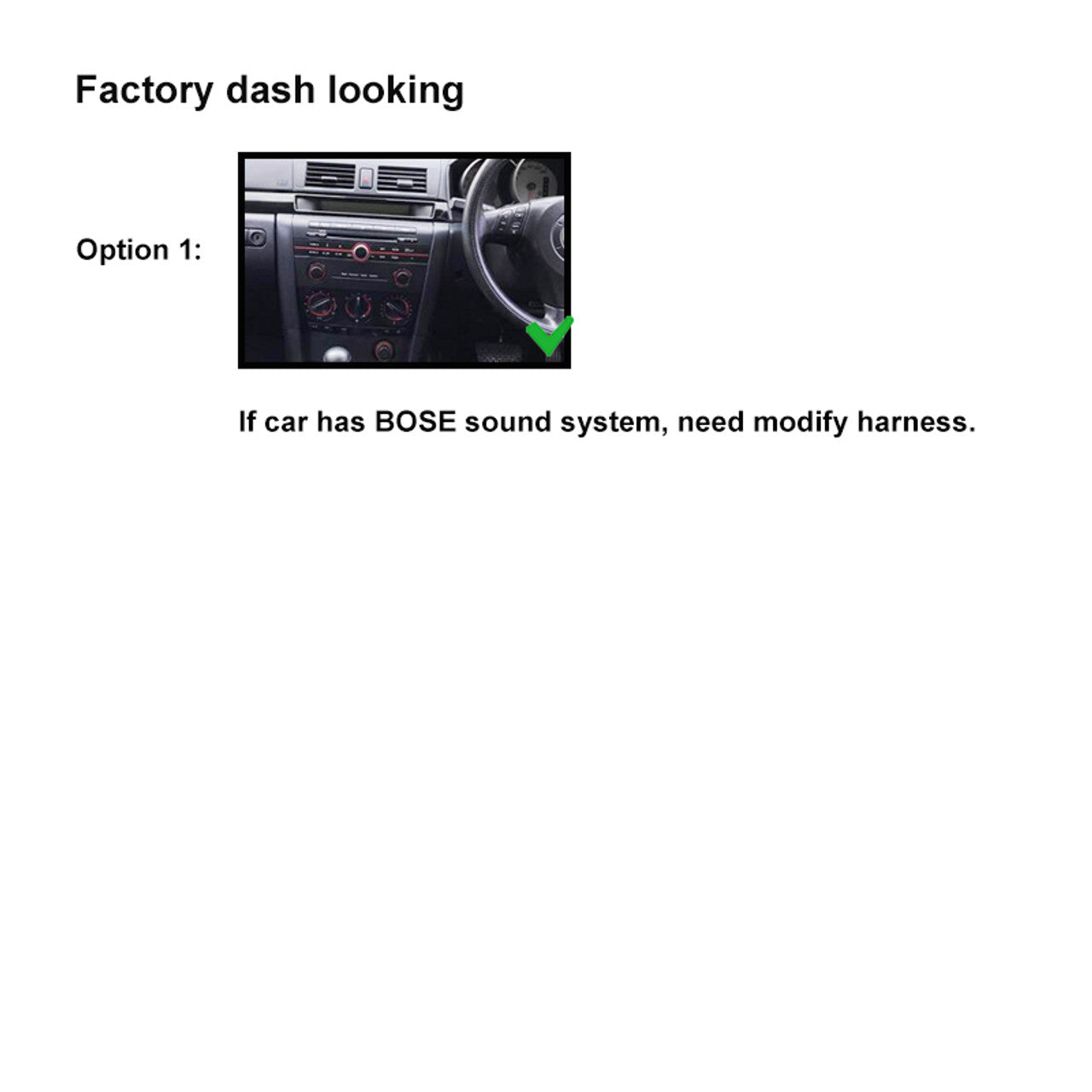 Nakamichi Wireless Apple CarPlay & Android Auto Solution Compatible with Mazda 3 2004-2009
