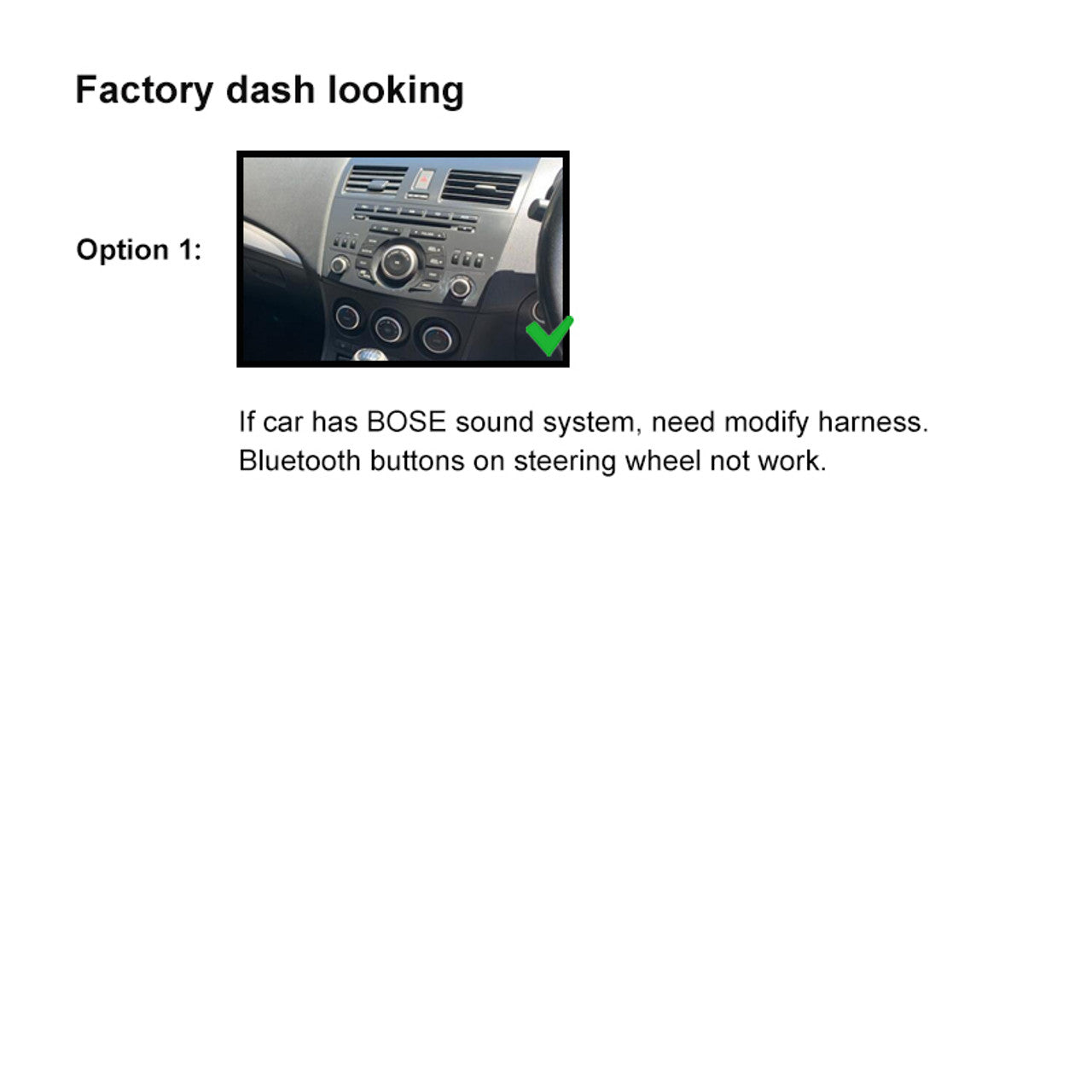 Nakamichi Wireless Apple CarPlay & Android Auto Solution Compatible with Mazda 3 2009-2013