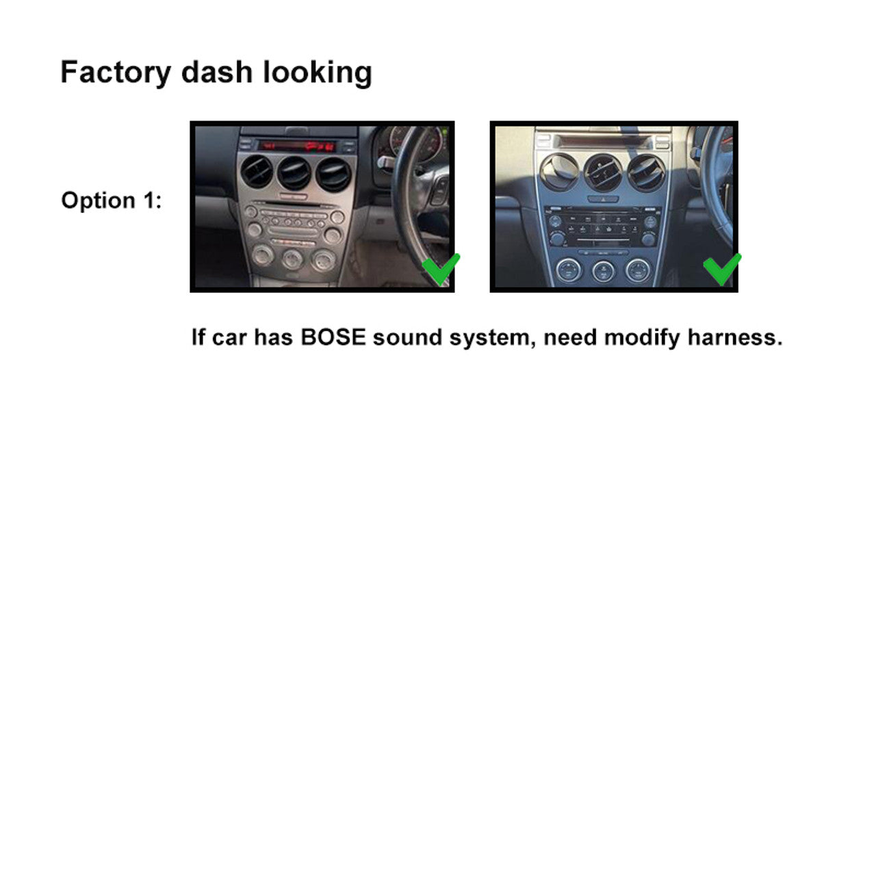 Nakamichi Wireless Apple CarPlay & Android Auto Solution Compatible with Mazda 6 2002-2008