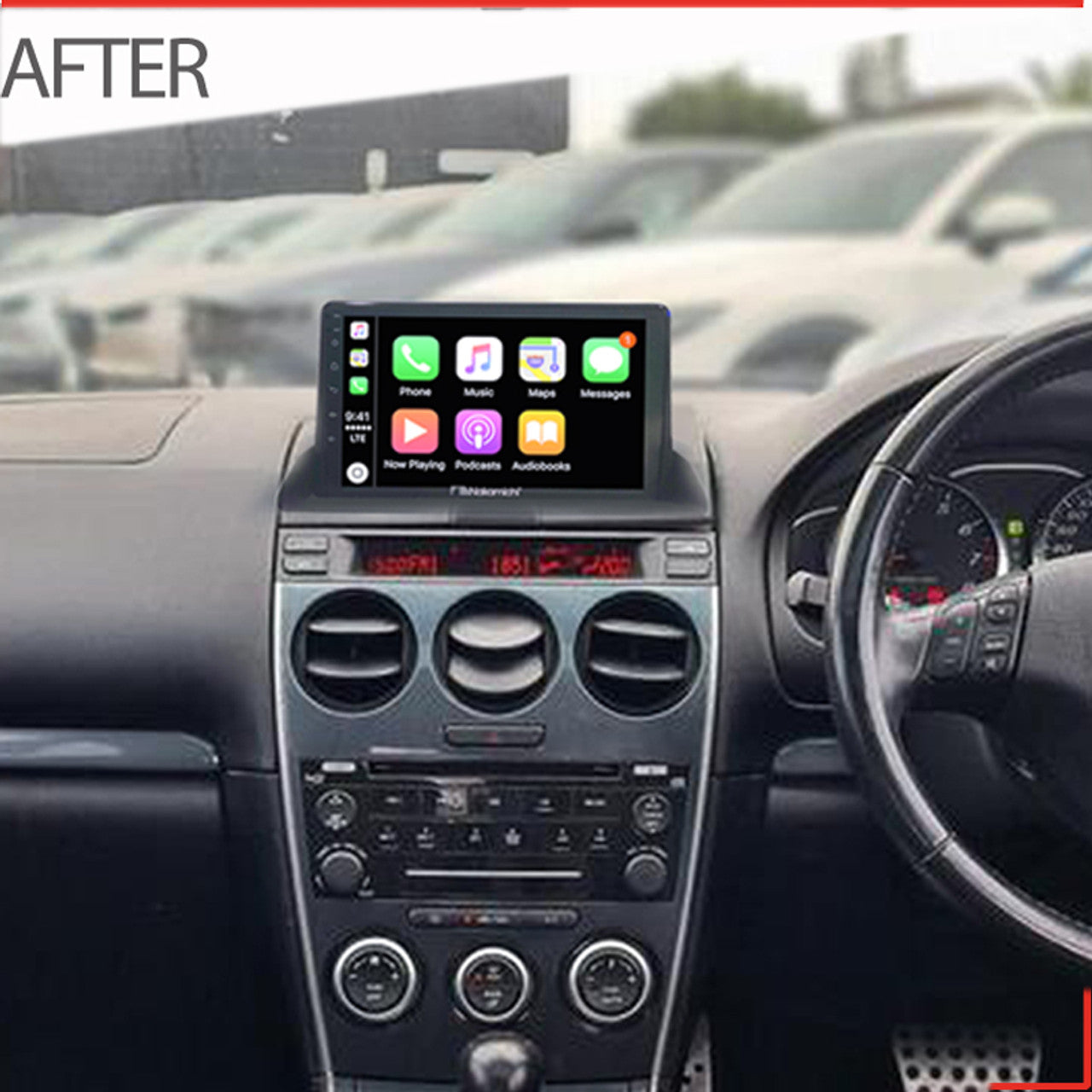 Nakamichi Wireless Apple CarPlay & Android Auto Solution Compatible with Mazda 6 2002-2008