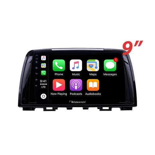 Nakamichi Wireless Apple CarPlay & Android Auto Solution Compatible with Mazda 6 2013