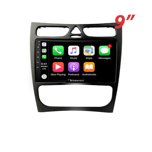 Nakamichi Wireless Apple CarPlay & Android Auto Solution for Mercedes CLK 2001-2004