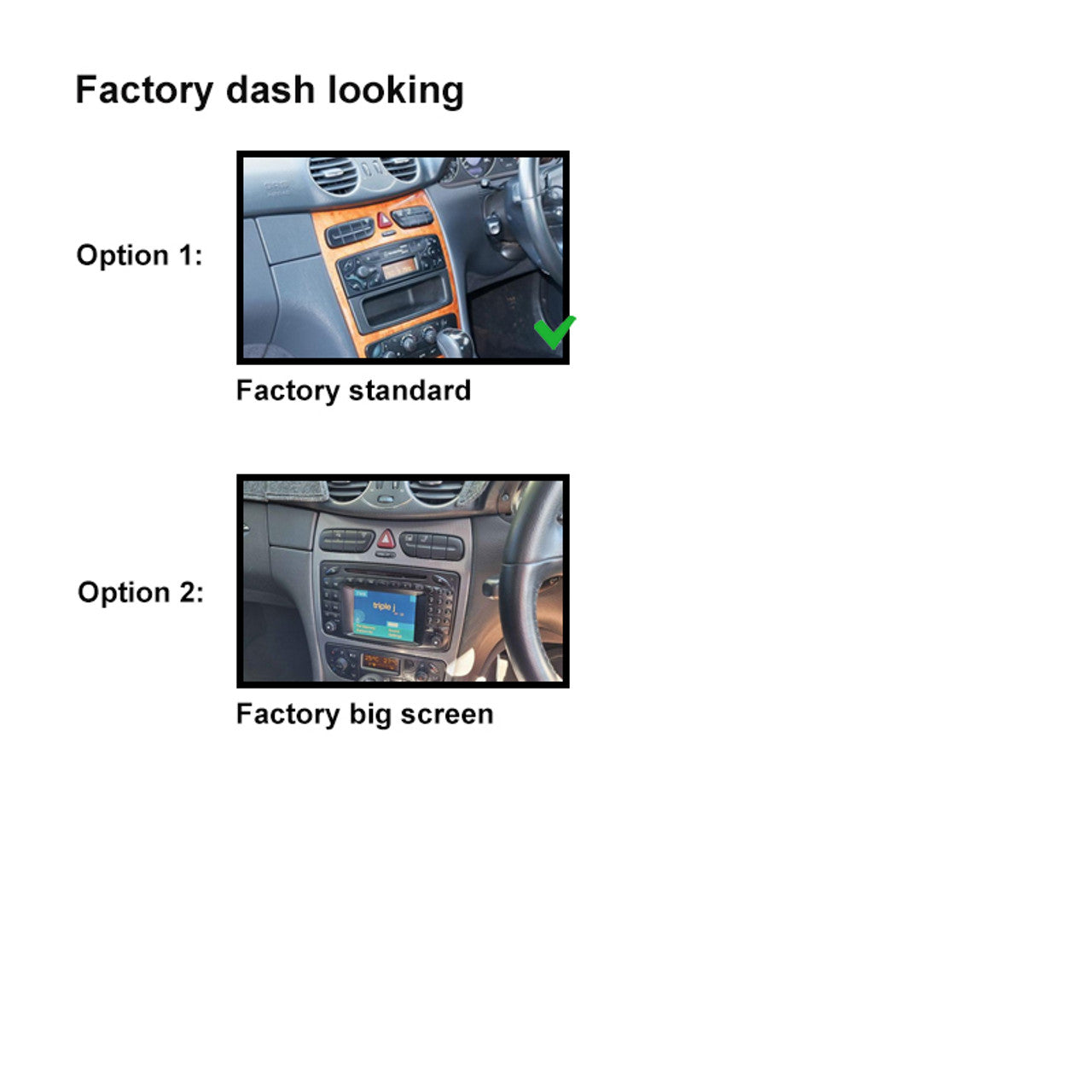 Nakamichi Wireless Apple CarPlay & Android Auto Solution for Mercedes CLK 2001-2004