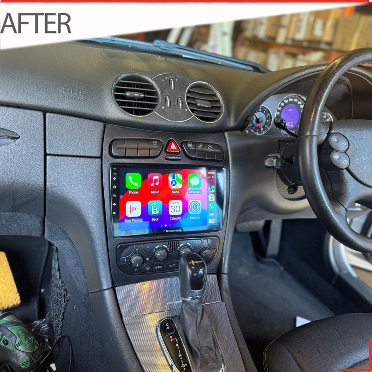 Nakamichi Wireless Apple CarPlay & Android Auto Solution for Mercedes CLK 2001-2004