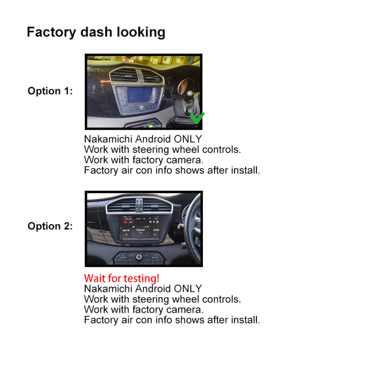 Nakamichi Android Wireless Apple CarPlay & Android Auto Sat Nav Solution for MG GS 2016+