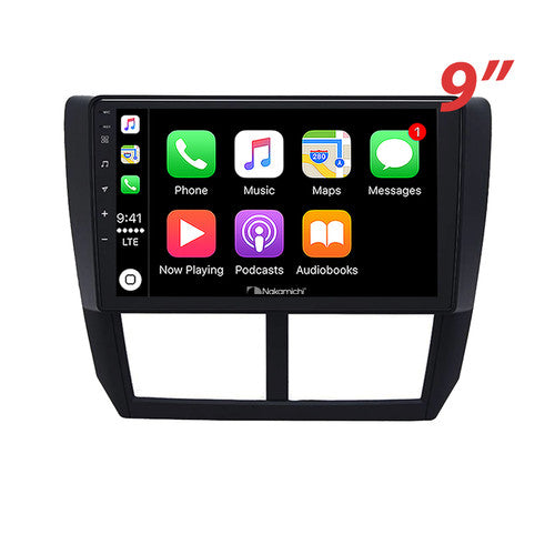 Nakamichi Wireless Apple CarPlay & Android Auto Solution for Subaru Forester 2008-2012, Impreza 2007-2011