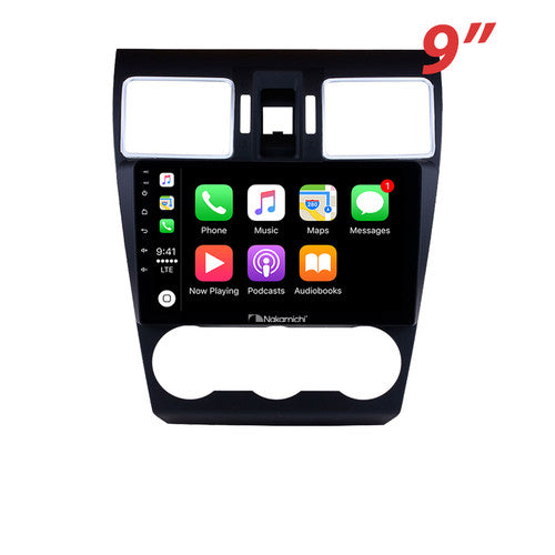 Nakamichi Wireless Apple CarPlay & Android Auto Solution for Subaru Forester 2013-2014, Impreza WRX 2012-2014, XV 2012-2015