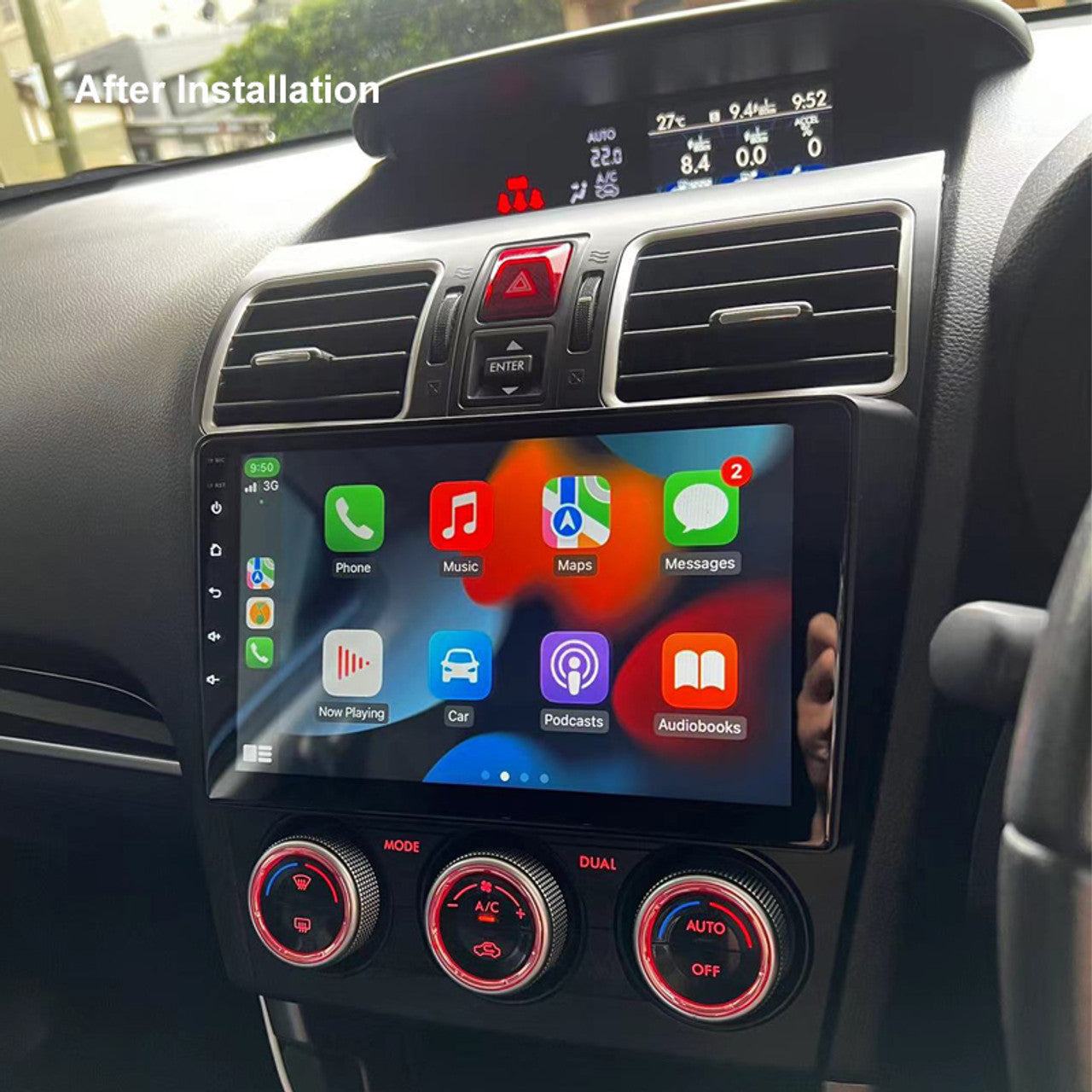 Nakamichi Wireless Apple CarPlay & Android Auto Solution for Subaru Forester 2015-2018, Impreza WRX 2015-2016, XV 2016-2017