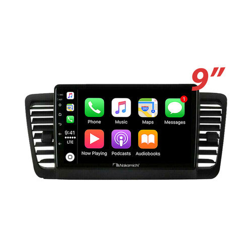 Nakamichi Wireless Apple CarPlay & Android Auto Solution for Subaru Liberty Outback 2003-2009
