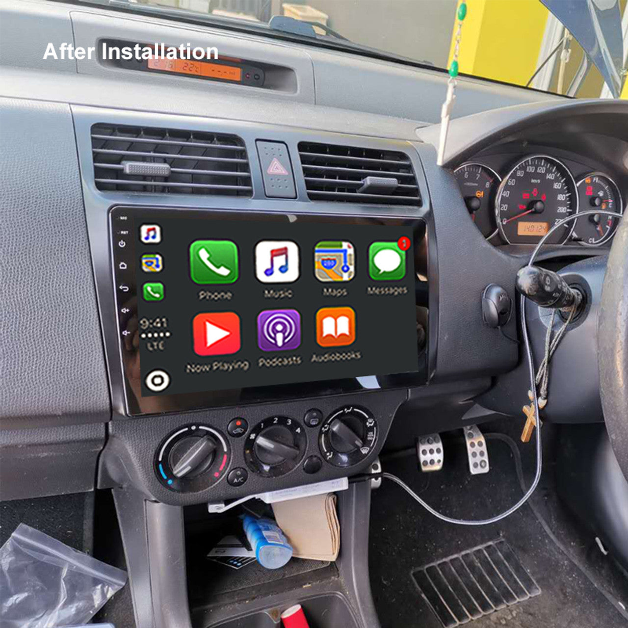 Nakamichi Wireless Apple CarPlay & Android Auto Solution for Suzuki Swift 2005-2011