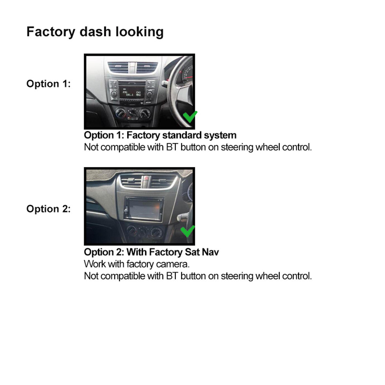 Nakamichi Wireless Apple CarPlay & Android Auto Solution for Suzuki Swift 2012-2017
