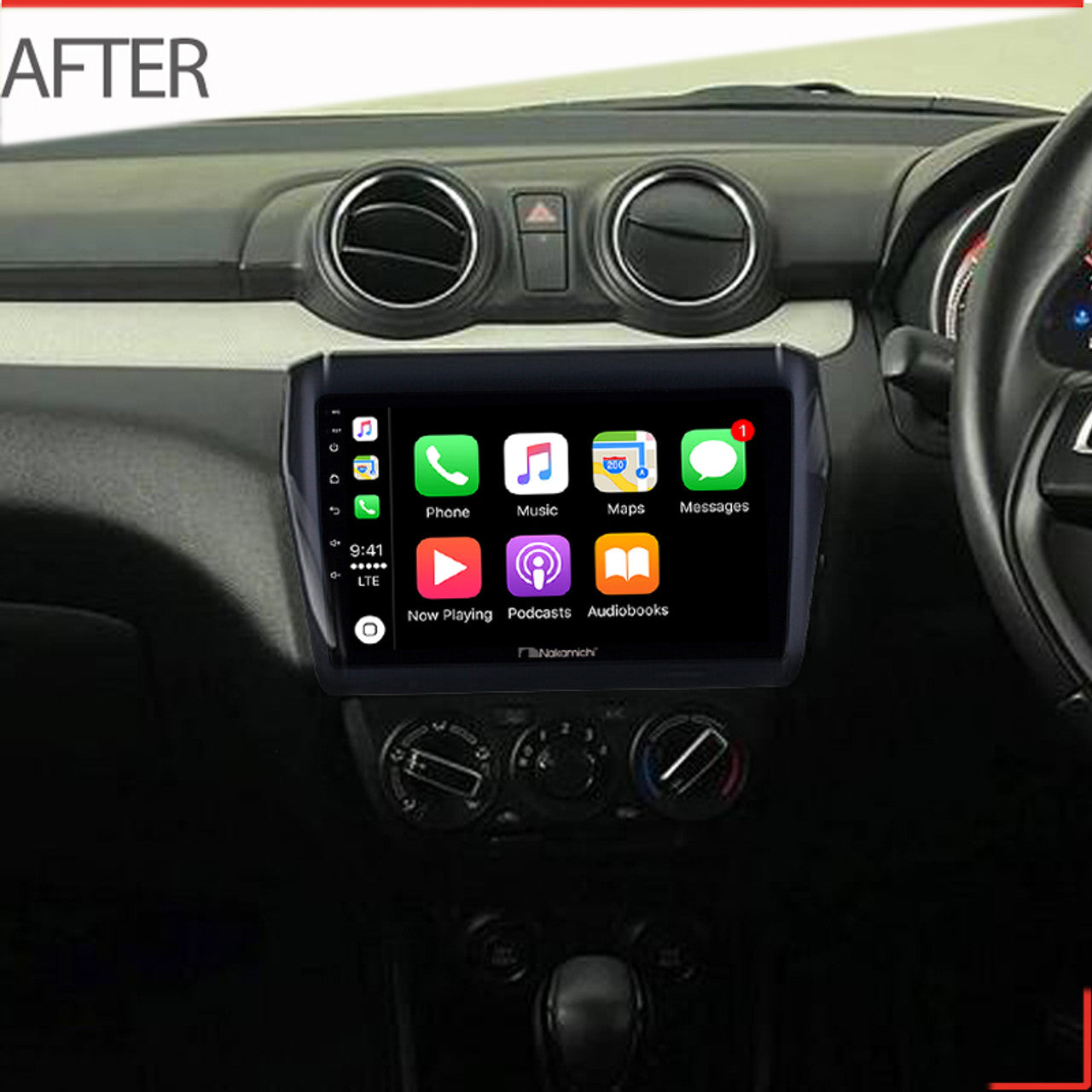 Nakamichi Wireless Apple CarPlay & Android Auto Solution for Suzuki Swift 2017+