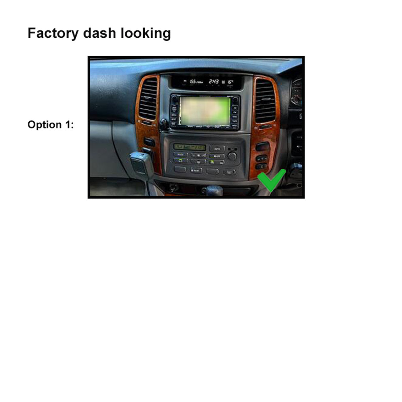 Nakamichi Wireless Apple CarPlay & Android Auto Solution Compatible with Toyota Landcruiser Sahara 1999-2006