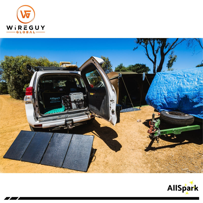 AllSpark Quad Fold 200W Portable Folding Solar Panel