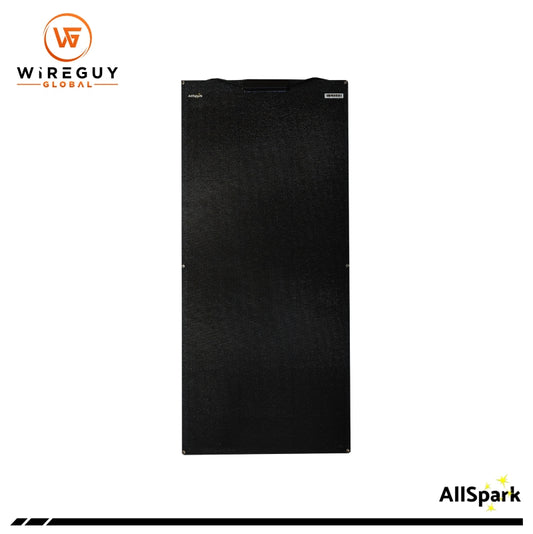 AllSpark Flexible Solar Panel - 120W Corflute Backing & 3M VHB Tape (SHINGLE CELLS)