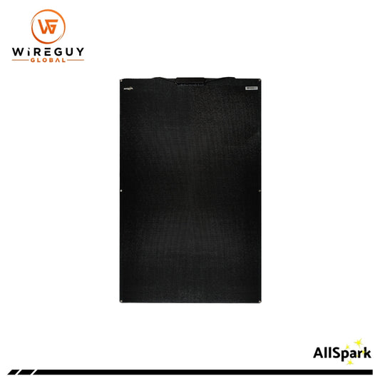 AllSpark Flexible Solar Panel - 150W Corflute Backing & 3M VHB Tape (SHINGLE CELLS)