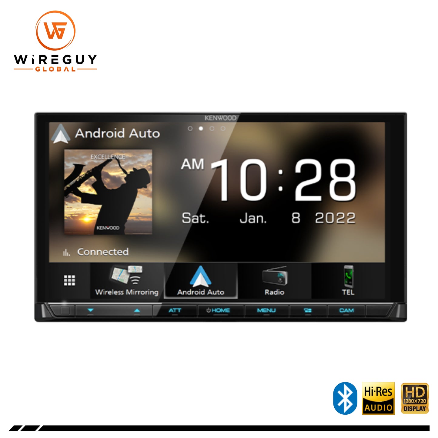 Kenwood DMX9021S Wireless Apple CarPlay and Android Auto Digital Media Receiver