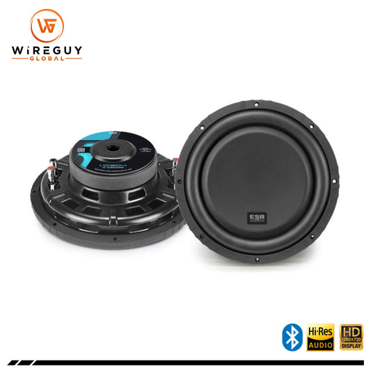 Zapco ESB 10" Slimline Dual 4-OHM 250w RMS Subwoofer