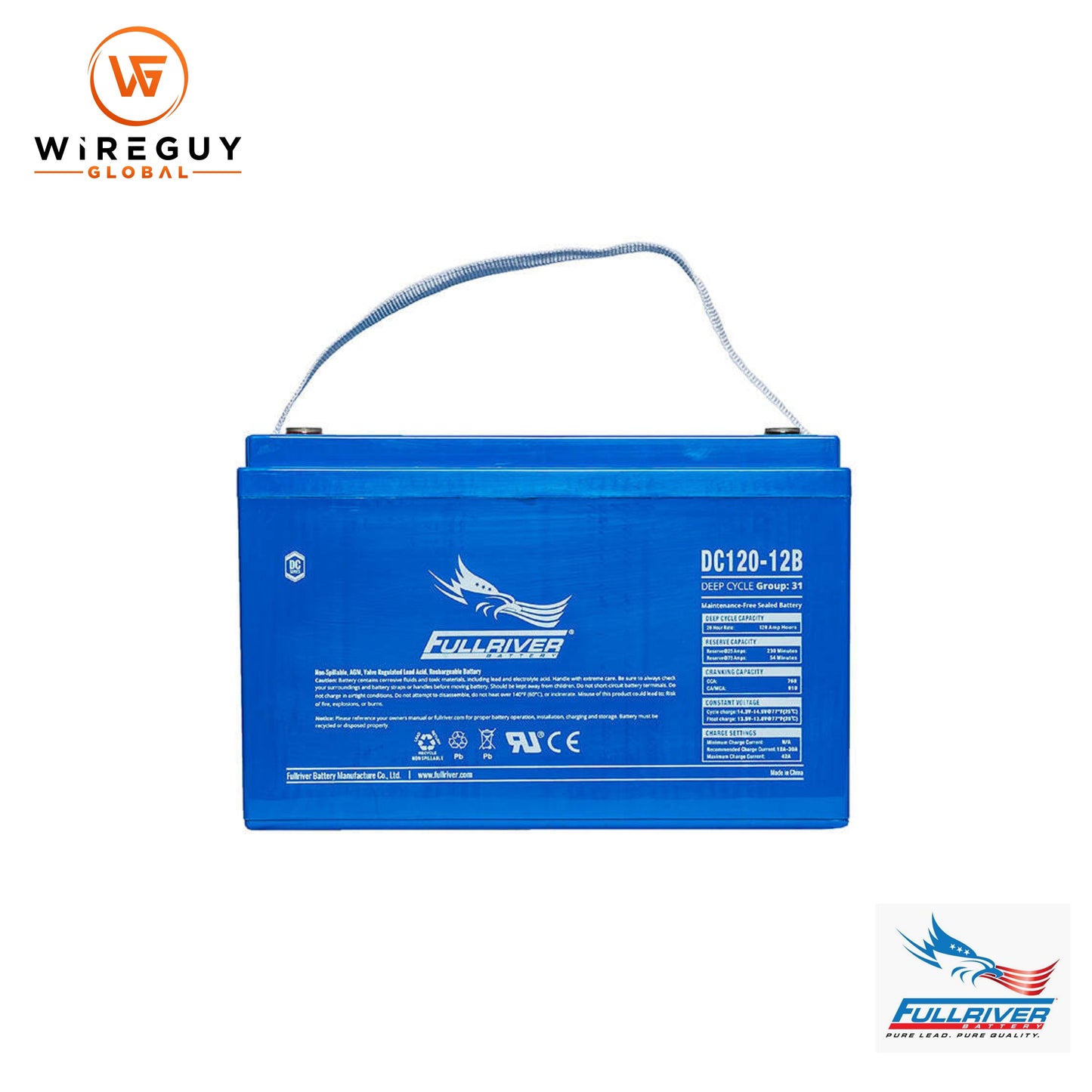 Full River 120Ah AGM Battery