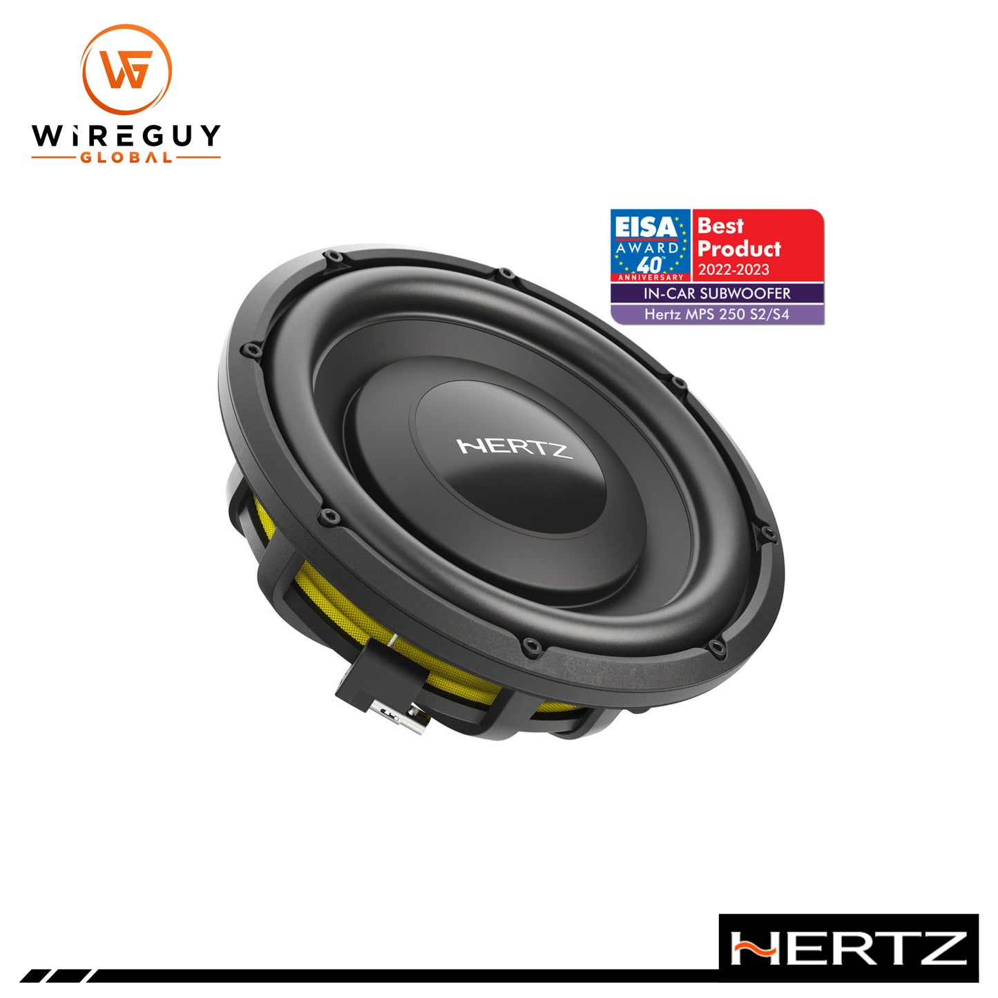 Hertz MPS 250 S2 Mille Pro Series 10" Shallow-Mount 2-OHM Component Subwoofer