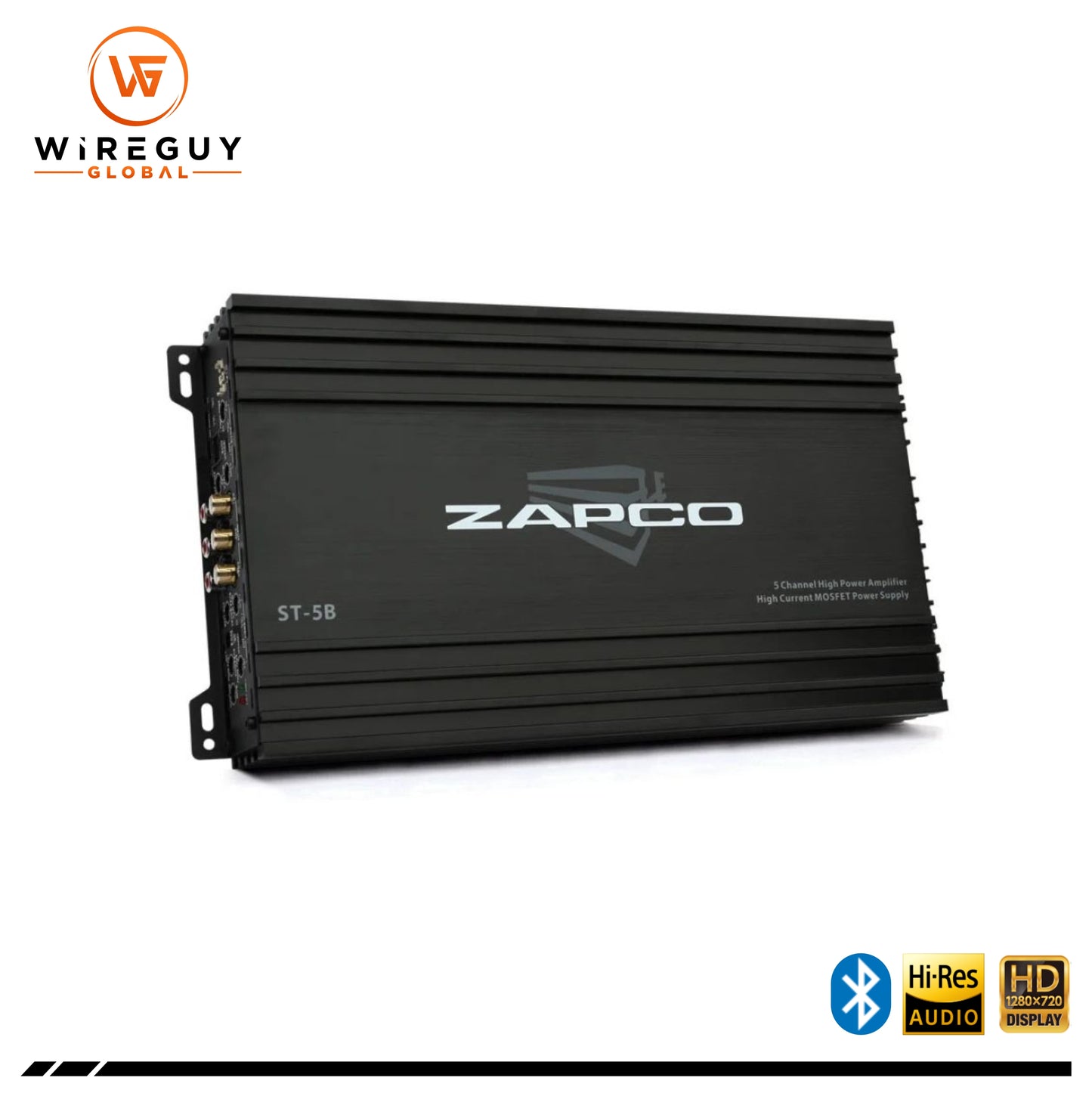 Zapco Class-AB 5ch 4x 100w + 1x 400w RMS AT 2 OHM Amplifier