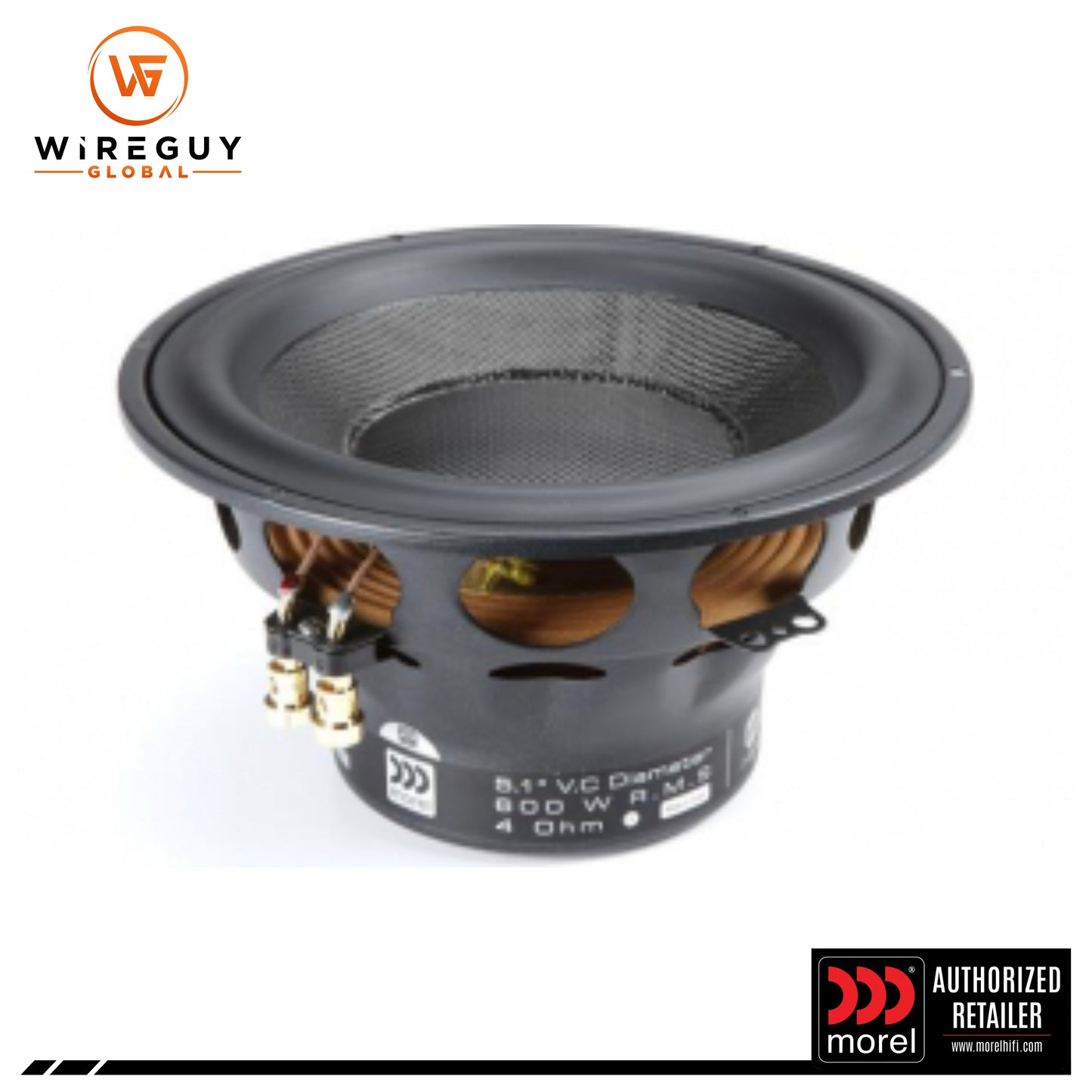 Morel Ultimo Titanium Series 600W RMS 10" 4OHM Subwoofer