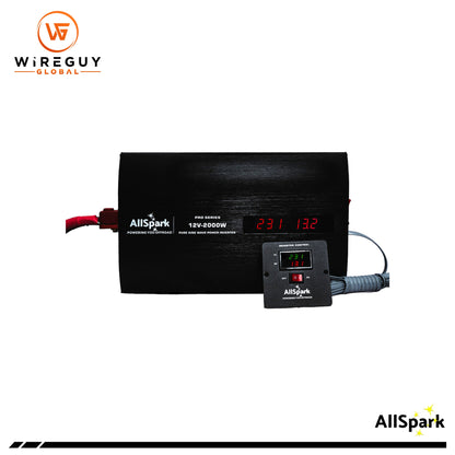 AllSpark 12V 2000 Watt PRO Series Pure Sine Wave Inverter