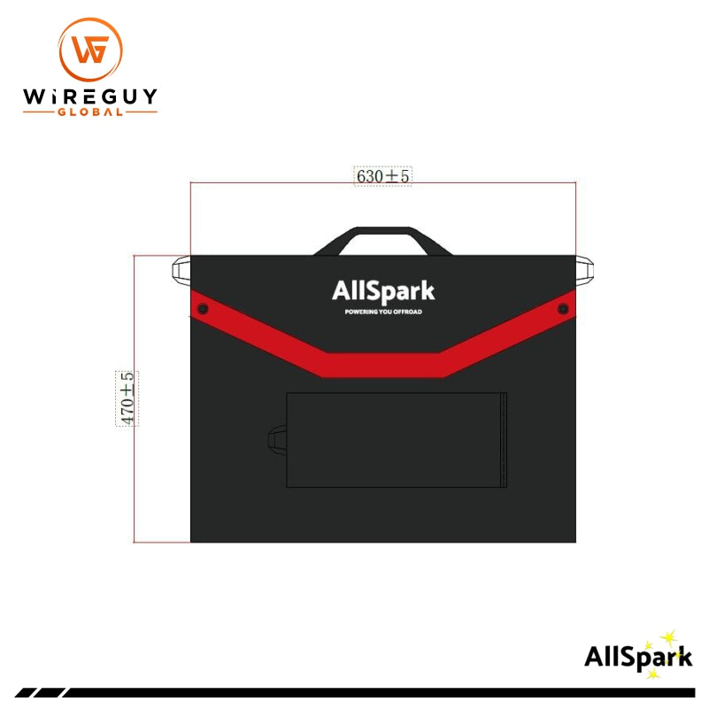 AllSpark 250W Solar Blanket - 5 x 50W