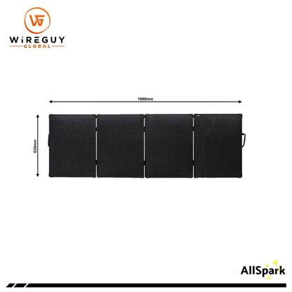 AllSpark Quad Fold 200W Portable Folding Solar Panel