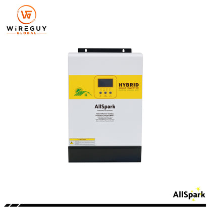 AllSpark - Pro-Series 24V 3000 Watt Hybrid Inverter AC Charger MPPT Combo