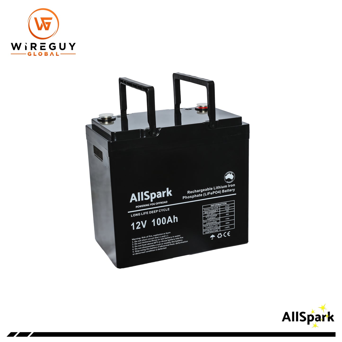 AllSpark 12V 100Ah ABS-G2 Lithium Battery