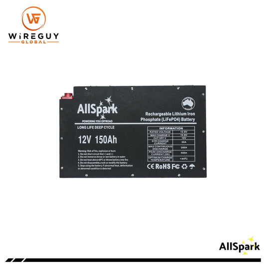 AllSpark Slimline 12V 150ah High Performance Lithium Battery