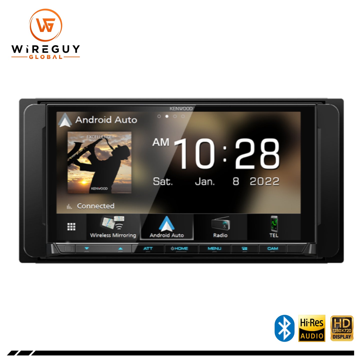 Kenwood DMX9021S Wireless Apple CarPlay and Android Auto Digital Media Receiver